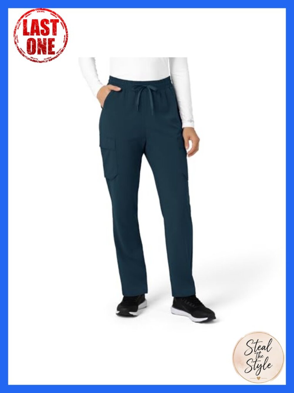 Carhartt Women's Scrub Pant High Rise Tapered Ankle Medical Uniform